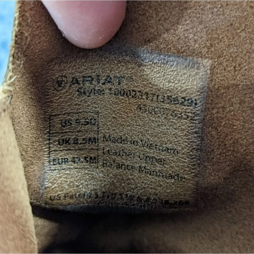 Ariat Rambler Men's Western Boots, Earth/Bomber Brown - Picture 6 of 8